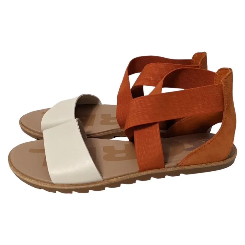 NWOT SOREL Ella Desert Sun Leather Sandals 9.5
